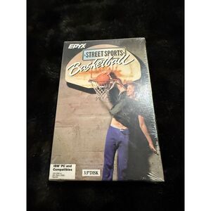 NEW Street Sports Basketball Epyx 1987 Amiga Game Big Box SEALED‎